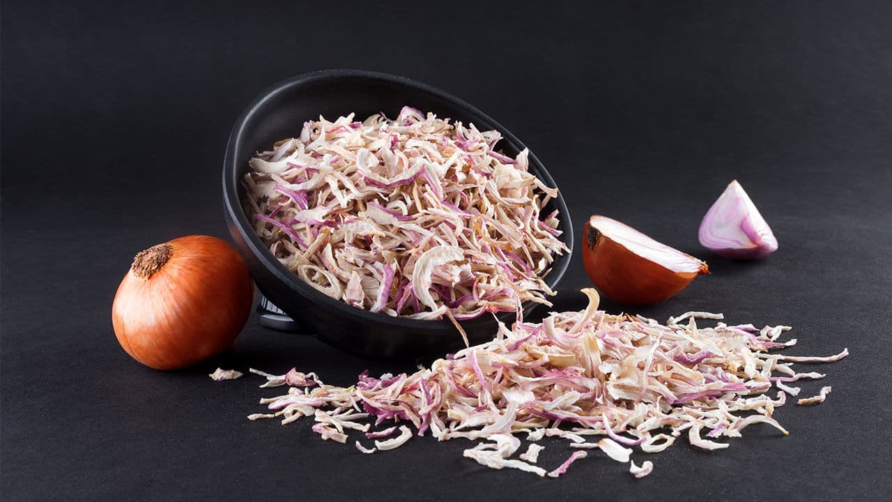 Dehydrated Pink Onion